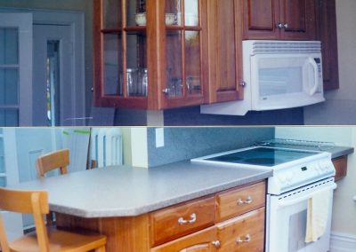 Cherry Kitchen with raised panel doors