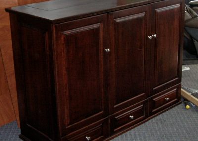 Hide Away TV Cabinet in Cherry