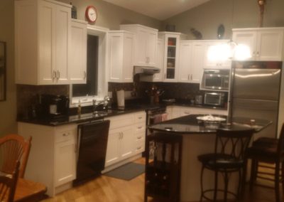 Kitchen with Island Refaced