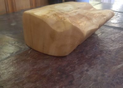Maple Cremation Urn End Shot