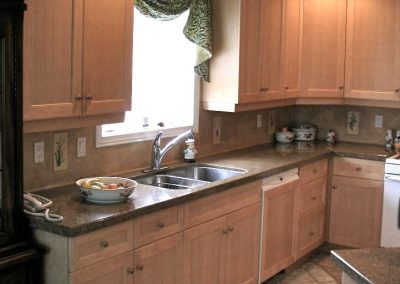 Maple Kitchen with granite counter tops