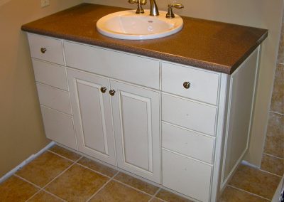 Painted Maple Bathroom Vanity