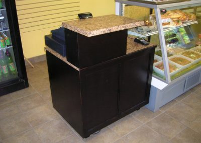 Painted Maple Retail Counter