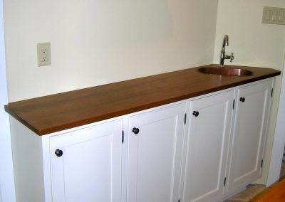Painted Maple Wet Bar
