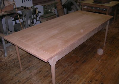 Unfinished Cherry Dining Table